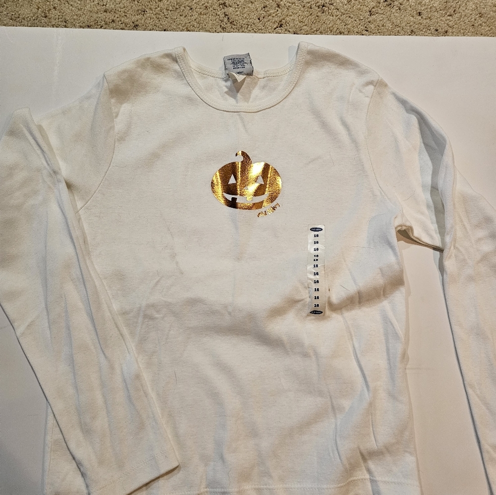 HALLOWEEN T  OLD NAVY  KIDS  SIZE 16 COTTON NWT